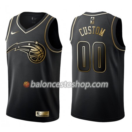 Camiseta Hombre NBA Orlando Magic Personalizadas Nike Negro Golden Edition Swingman Camiseta Hombre NBA Orlando Magic Personalizadas Nike Negro Golden Edition Swingman